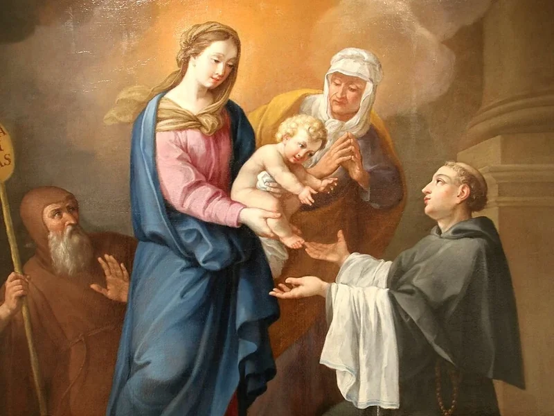 1701-Domenico Luigi Valeri - Madonna con il Bambino e Sanrt'Antonio